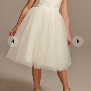 Elegant Cream Tulle Dress